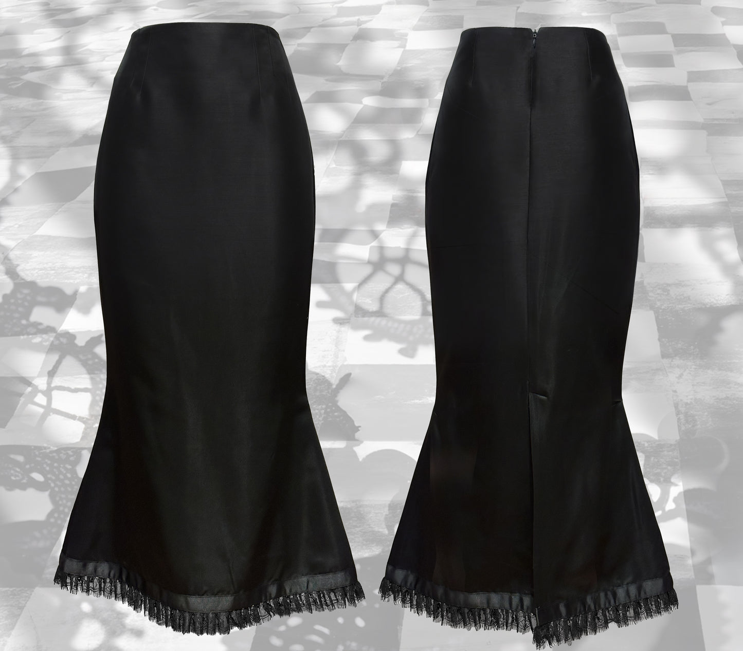 "SOPHIE" SET (CAMICIA REDINGOTE + GONNA SIRENA)