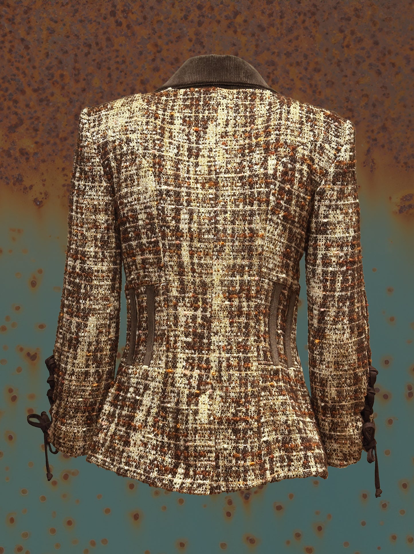 "HARRIET SET" (CORSET BLAZER + PANTALONE PALAZZO)
