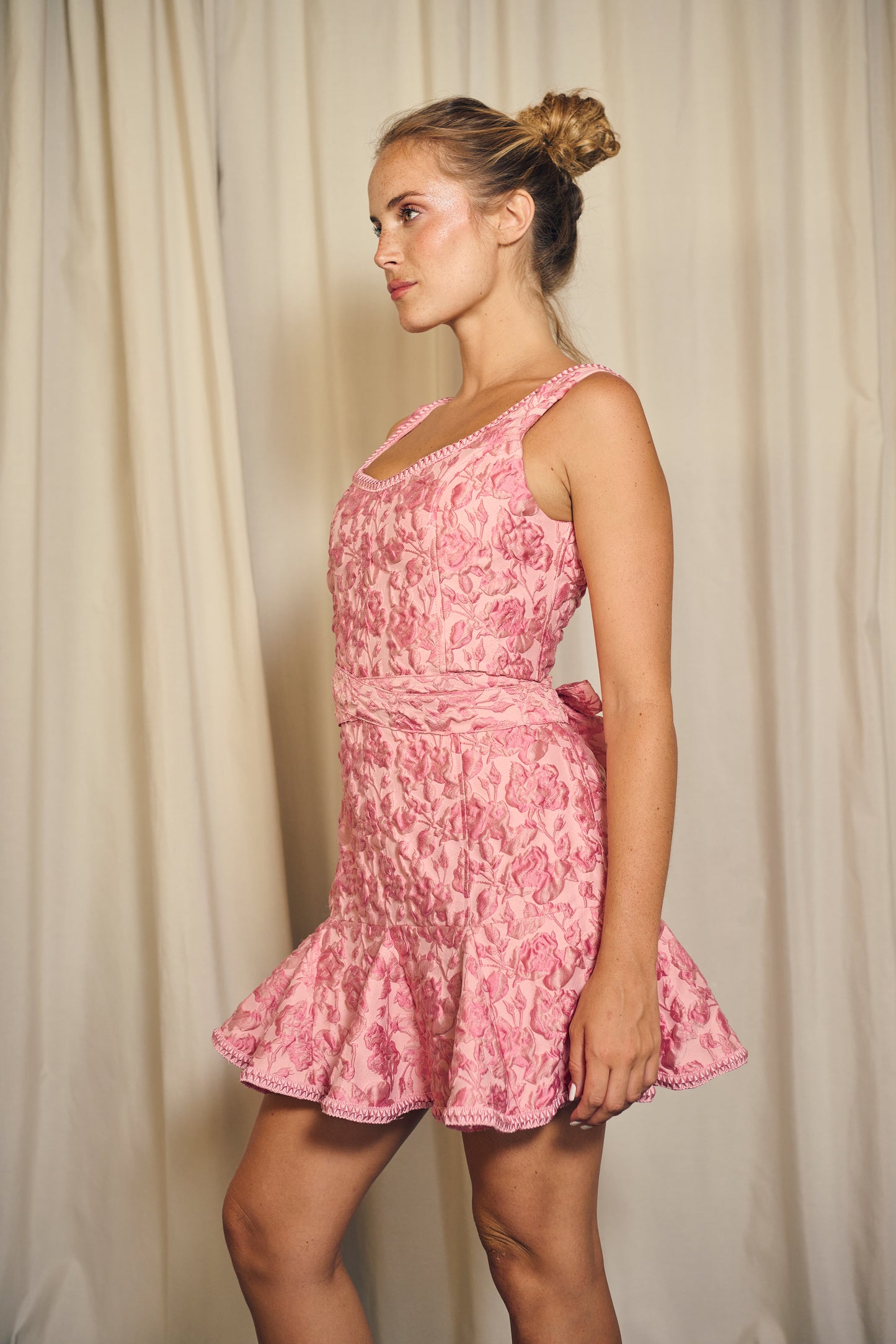 "DARBY" GODET-DRESS