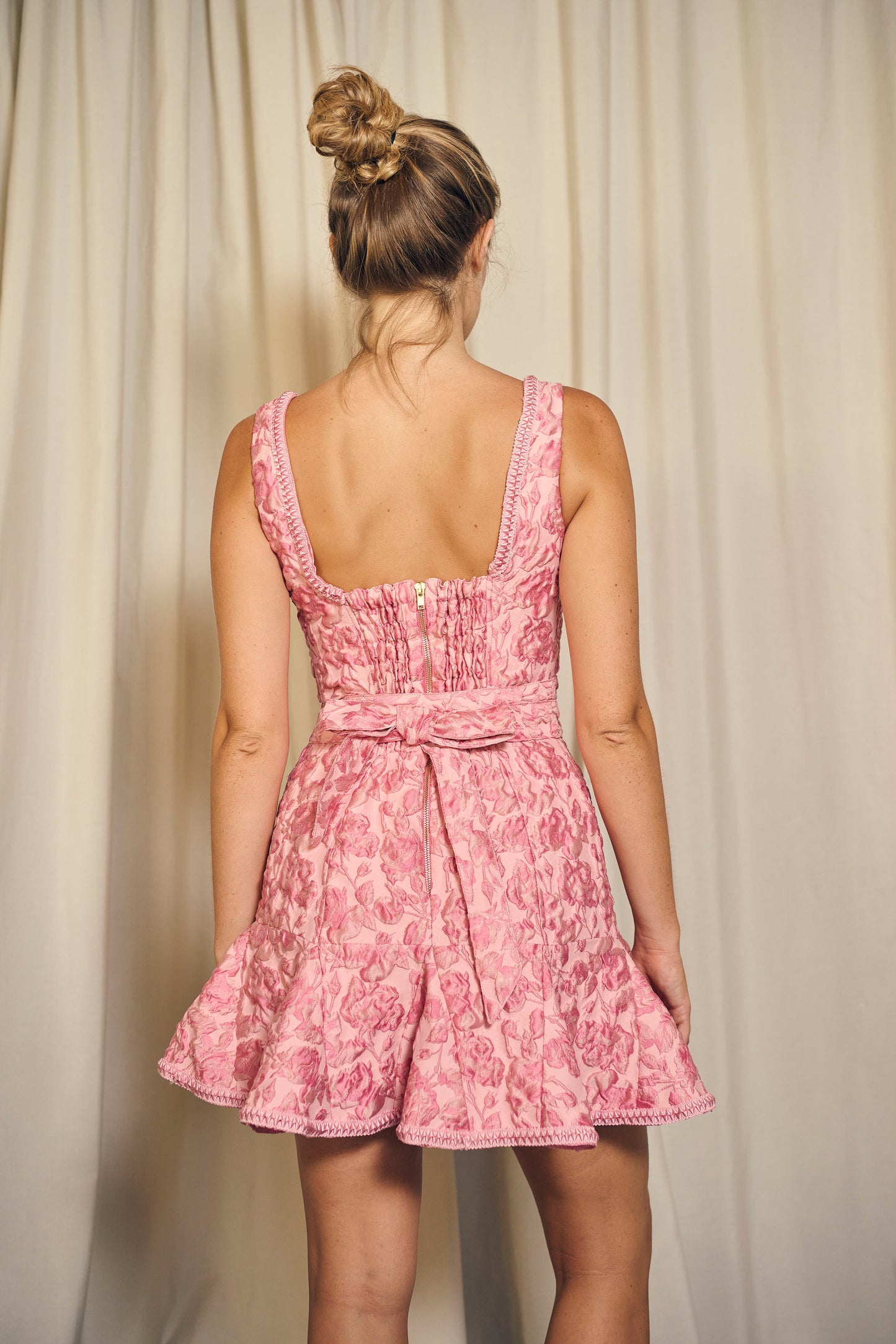 "DARBY" GODET-DRESS