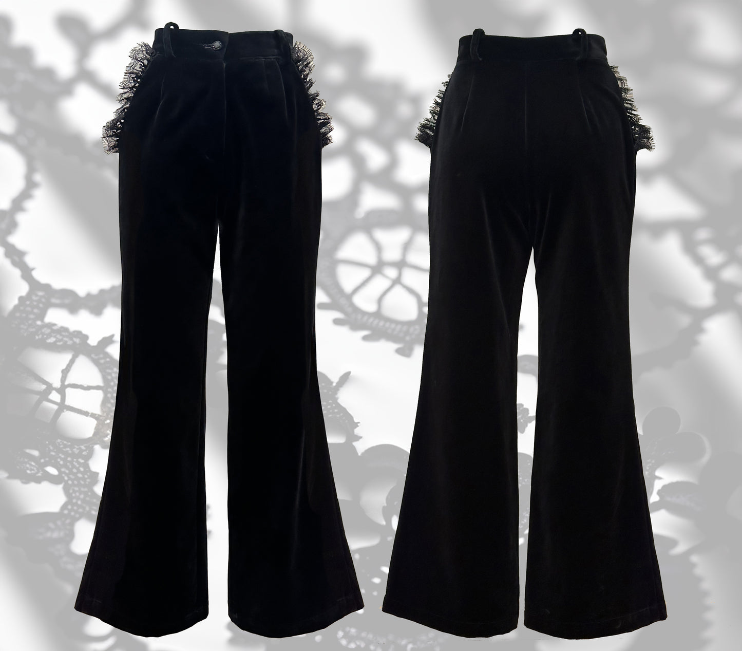 "SOPHIE" SET (CORSET TOP + PANTALONE PALAZZO + CORSET BLAZER)