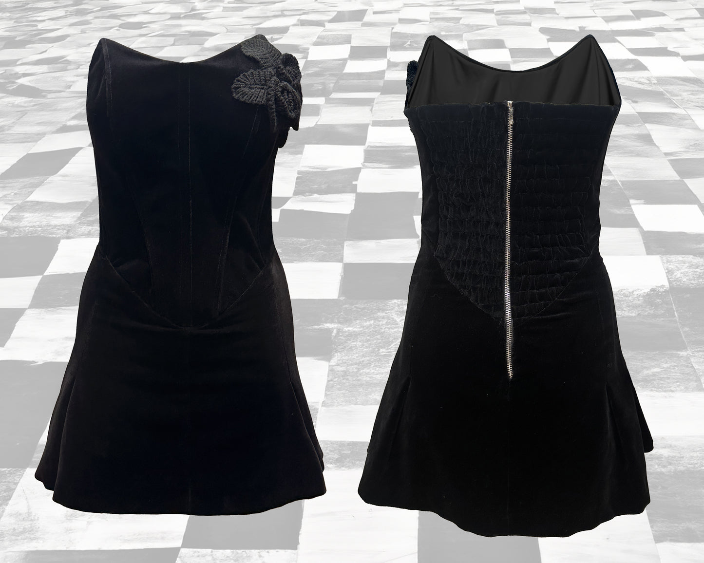 "SOPHIE" BUSTIER DRESS