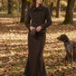 "LAVINIA" SET (CAMICIA REDINGOTE + GONNA SIRENA)