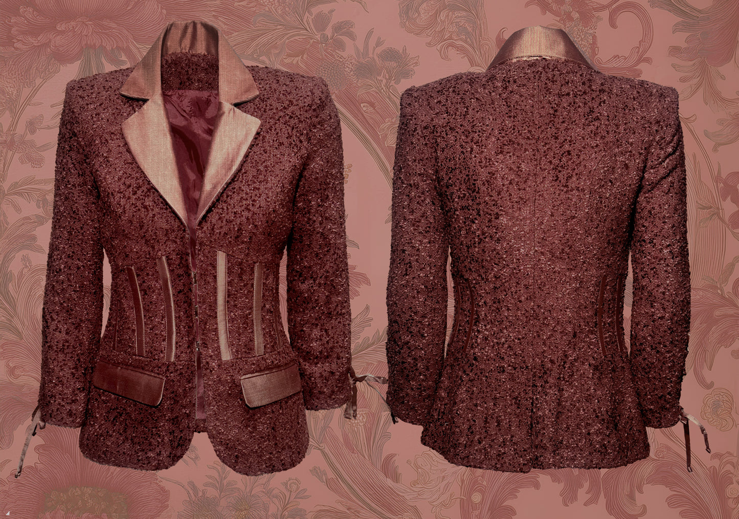 "CRESSIDA" SET (CAMICIA REDINGOTE + GONNA SIRENA)