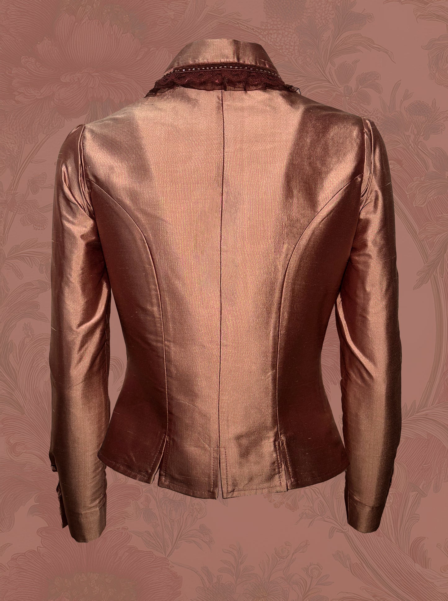 "CRESSIDA" SET (CAMICIA REDINGOTE + GONNA SIRENA + CORSET BLAZER)
