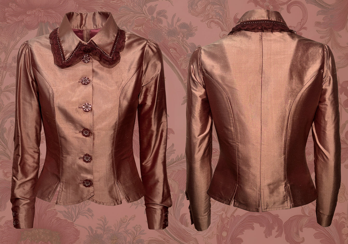 "CRESSIDA" SET (CAMICIA REDINGOTE + GONNA SIRENA)