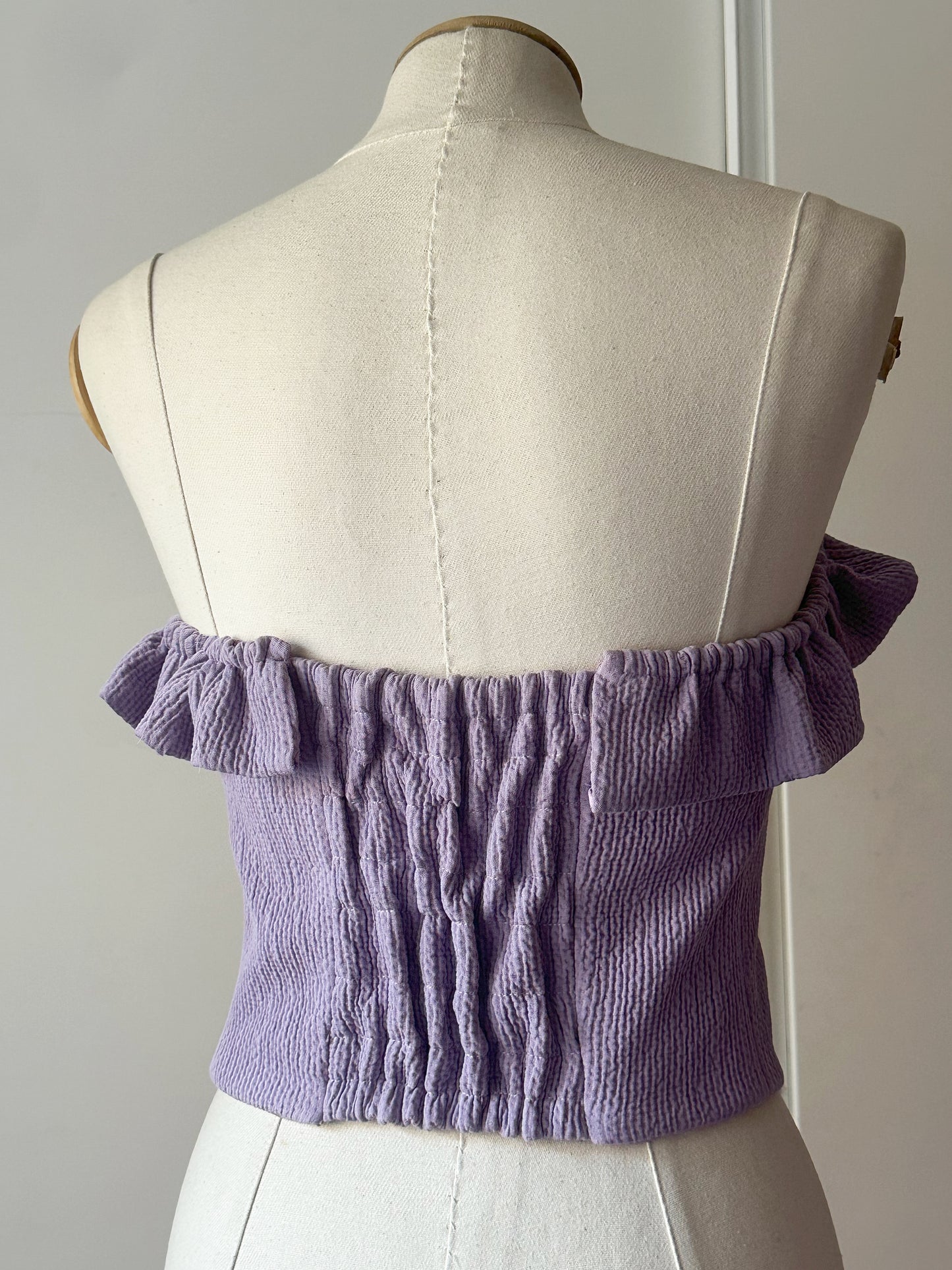 "LEELA" SET (CORSET TOP SB + MINIGONNA STRINGATA)