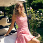 "DARBY" GODET-DRESS