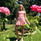 "DARBY" GODET-DRESS