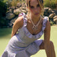 "YVONNE" GODET-DRESS