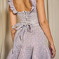 "YVONNE" GODET-DRESS