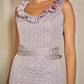 "YVONNE" GODET-DRESS