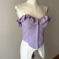 "LEELA" SET (CORSET TOP SB + MINIGONNA STRINGATA)