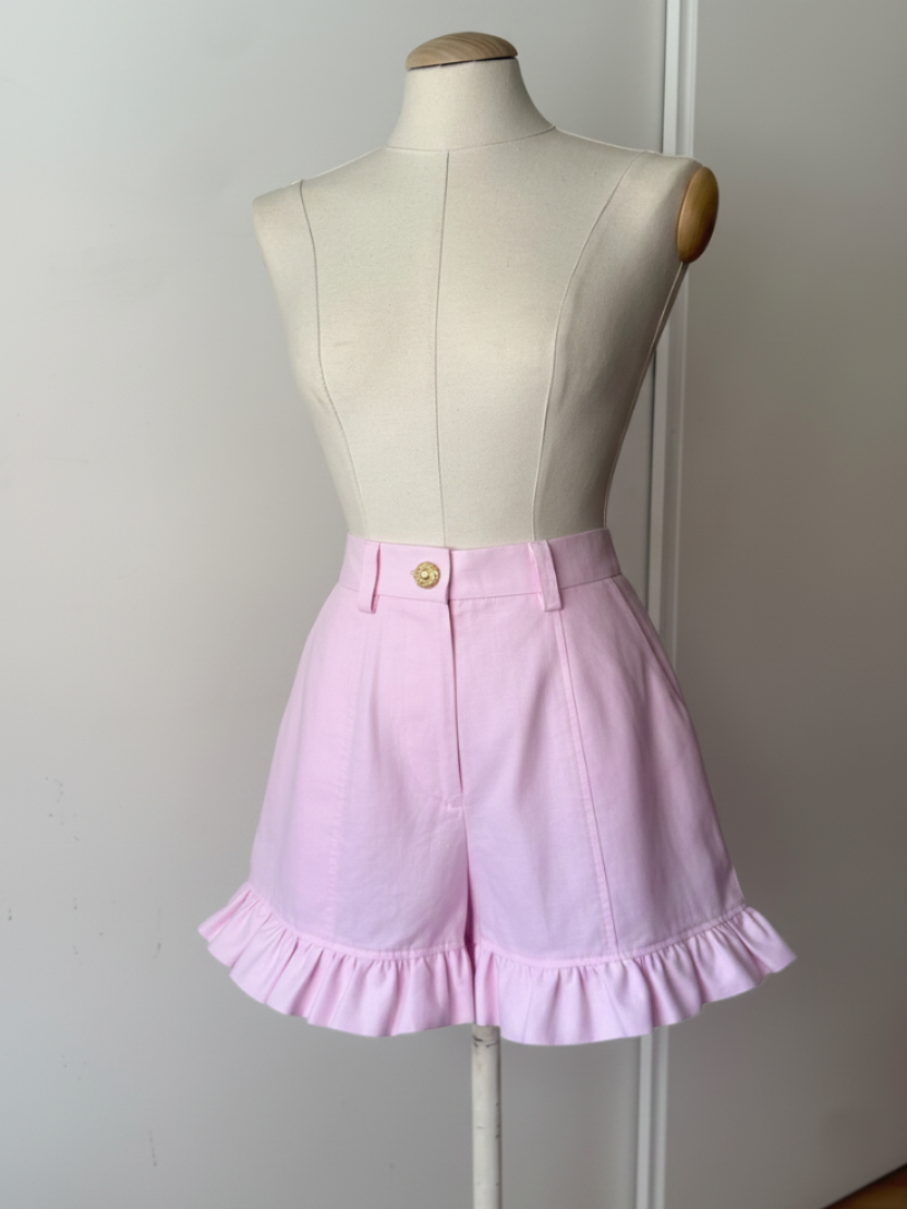 Shorts rosa - vista frontale